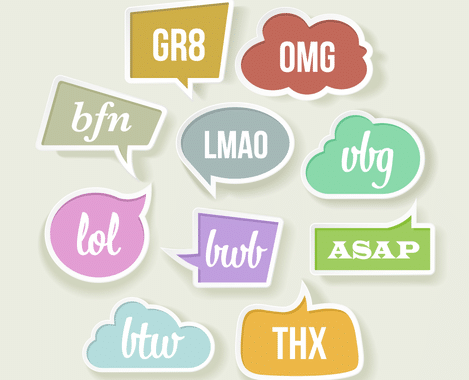 How to Use Texting Abbreviations and Chat Acronyms in English  English  words, English vocabulary words learning, Learn english