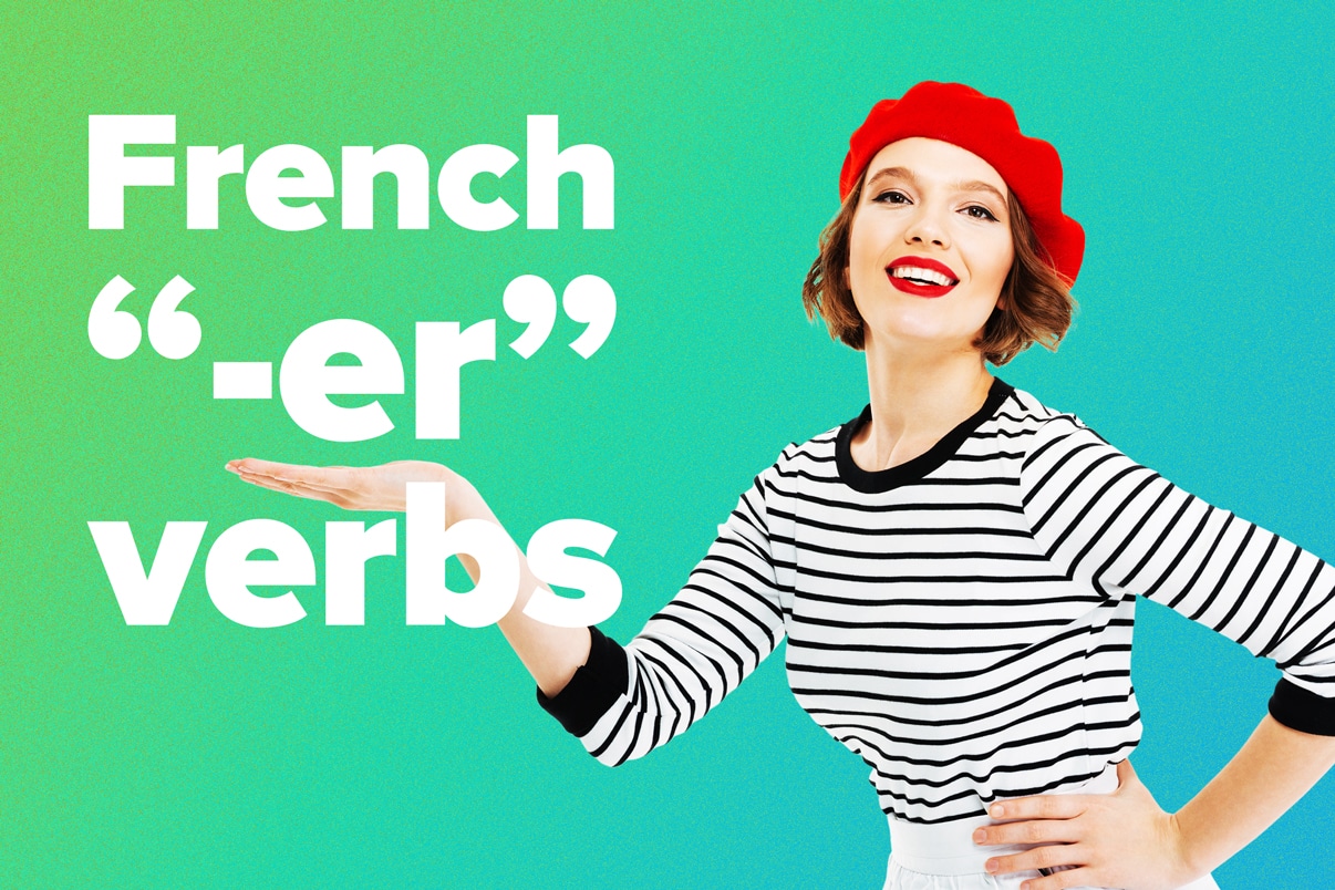 French Er Verb Conjugation Example