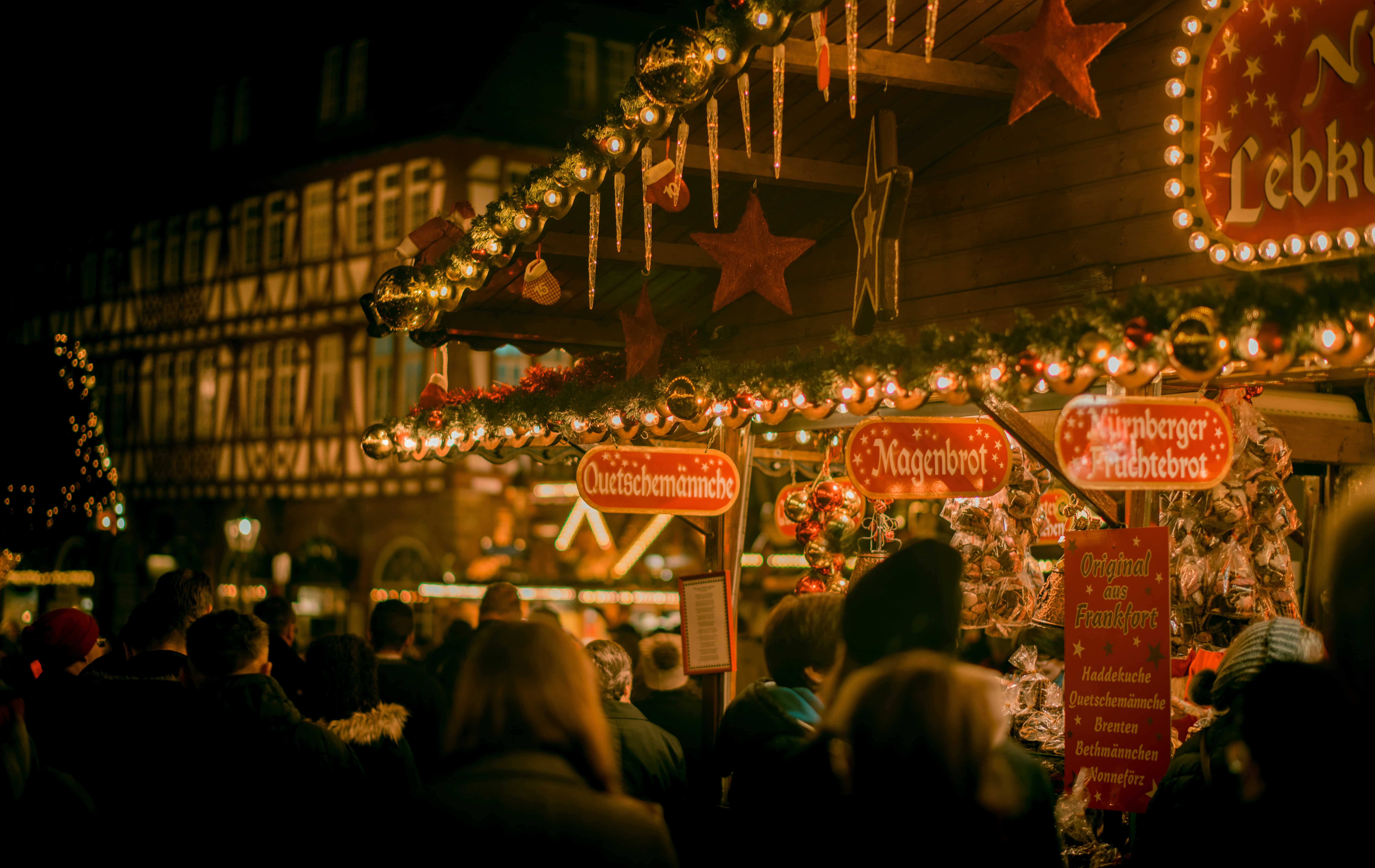 A Christmas market