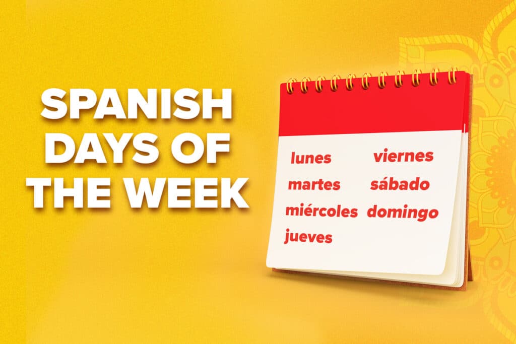 How To Say Wednesday In Spanish 