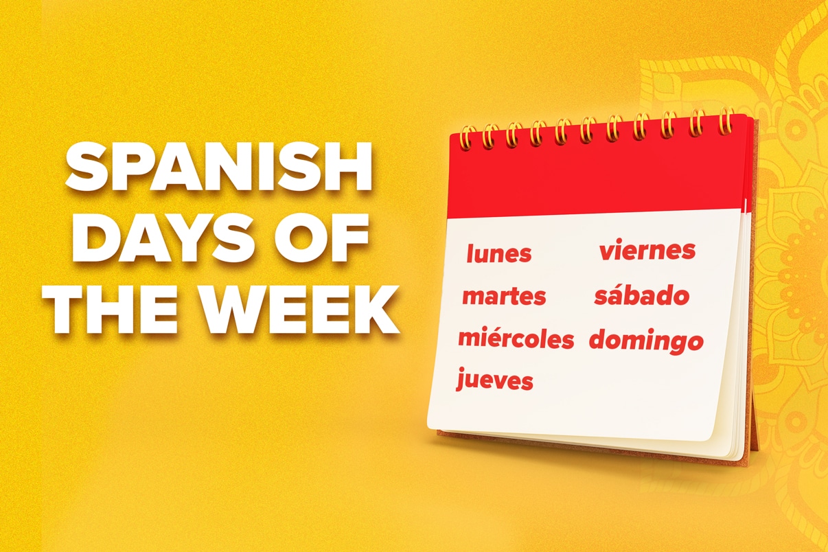 Days of the Week in Spanish. Monday in Spanish through Sunday!