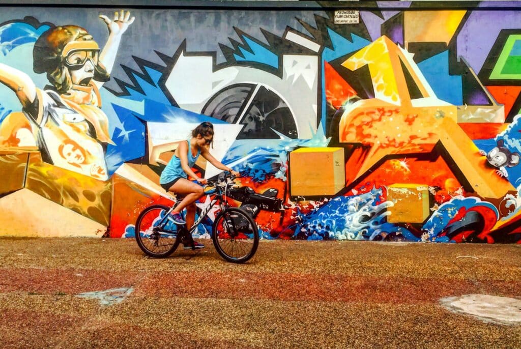 girl-on-bike-in-Asunción-Paraguay