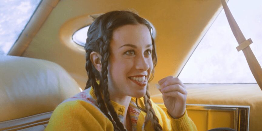 Alanis Morisette in "Ironic" music video