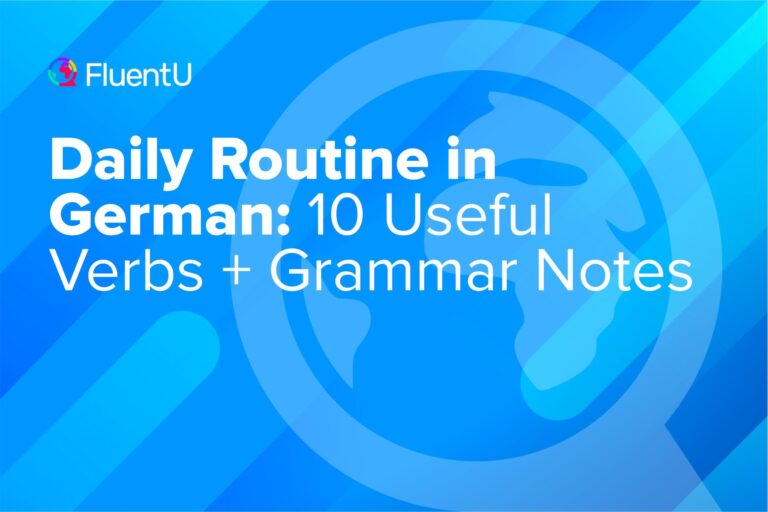 german-daily-routine