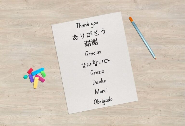 piece-of-white-paper-with-thank-you-in-different-languages-written-on-it-with-erasers-to-the-left-and-a-pencil-to-the-right