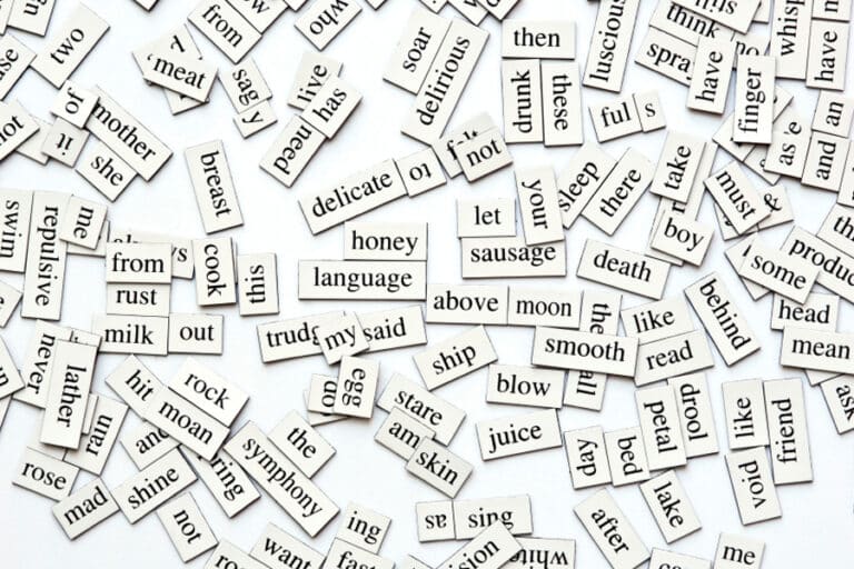 words, vocabulary