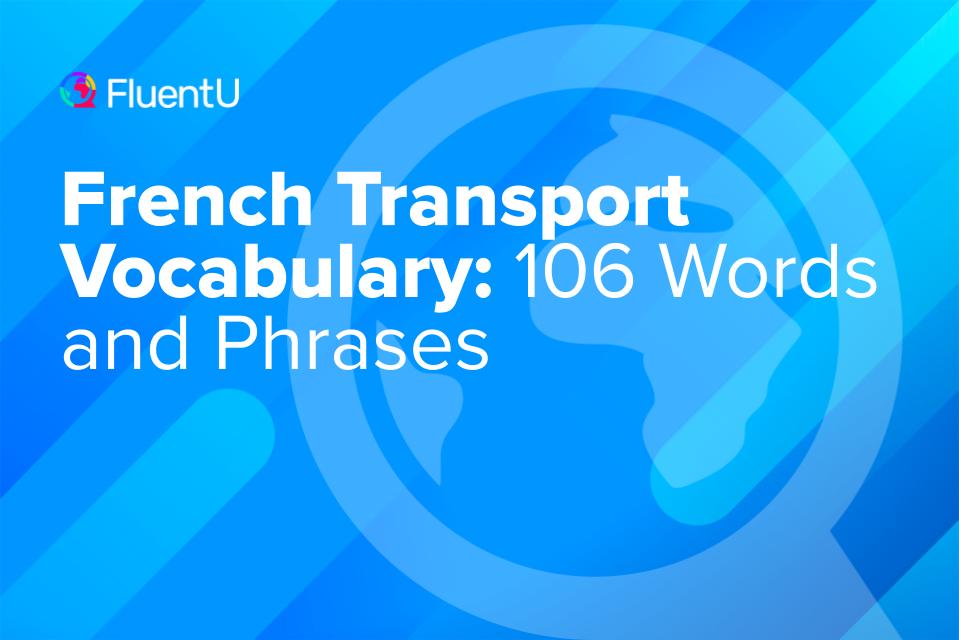 french-transport-vocabulary