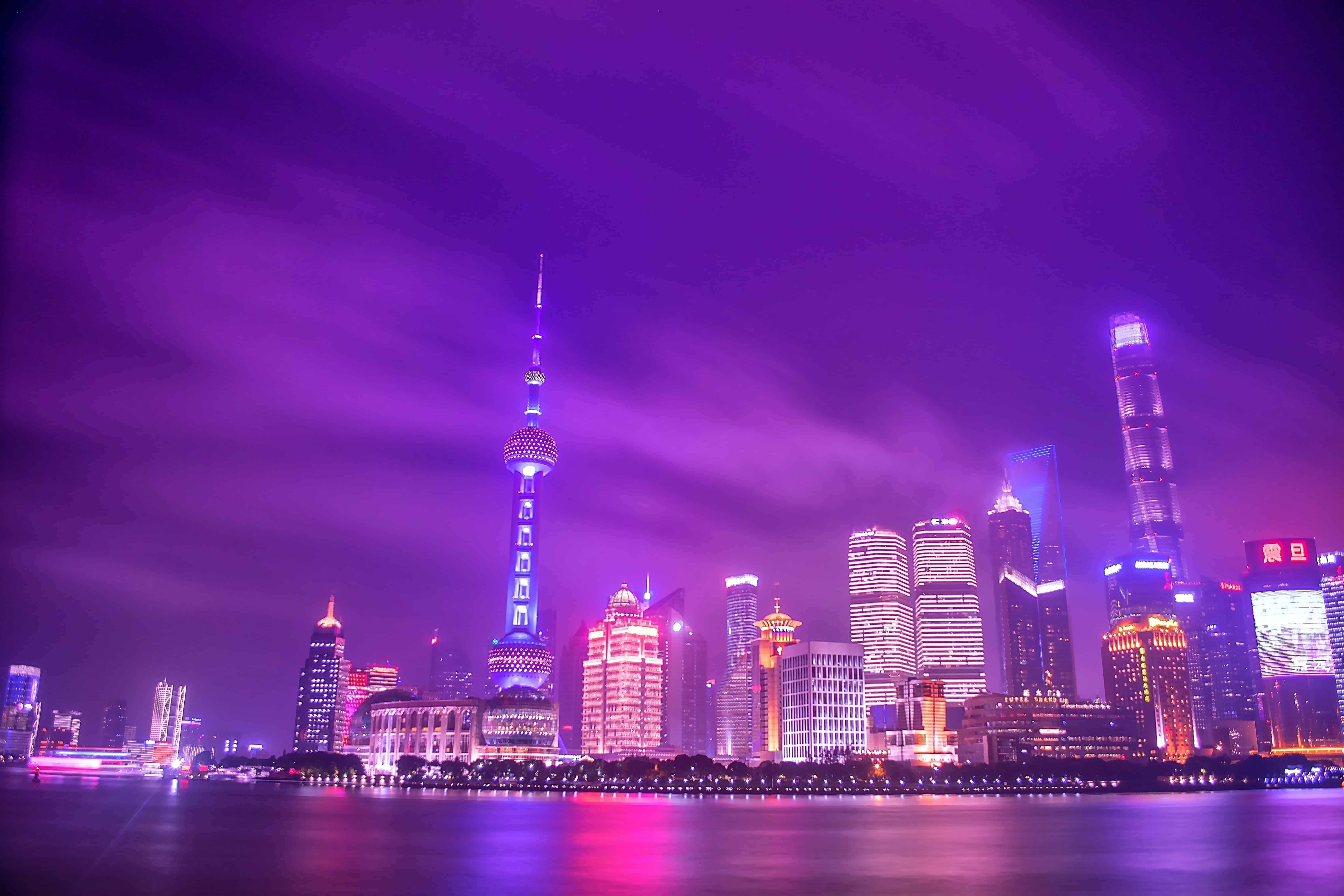 purple-sky-in-shanghai-china