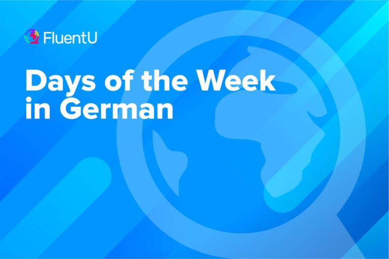 german-days-of-the-week