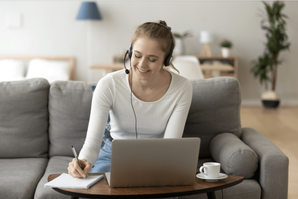 woman-studying-at-home