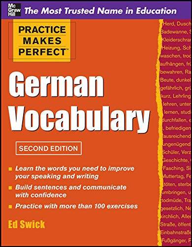 Practice Makes Perfect German Vocabulary (Practice Makes Perfect Series)