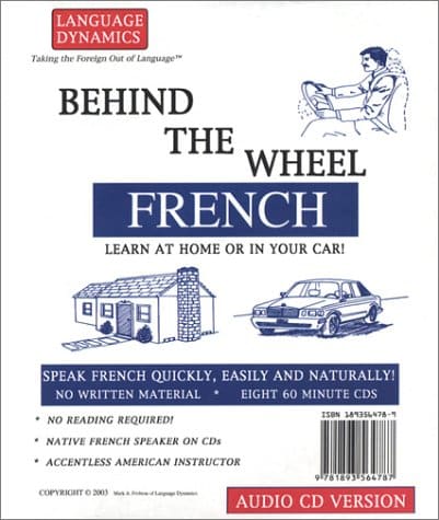 Behind the Wheel French (8 CD Course) (French Edition)