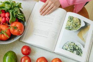 vegetables-next-to-a-recipe-book