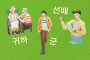 different korean honorifics for family members