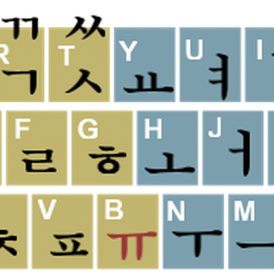 korean typing practice