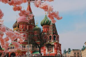 russian cathedral in spring