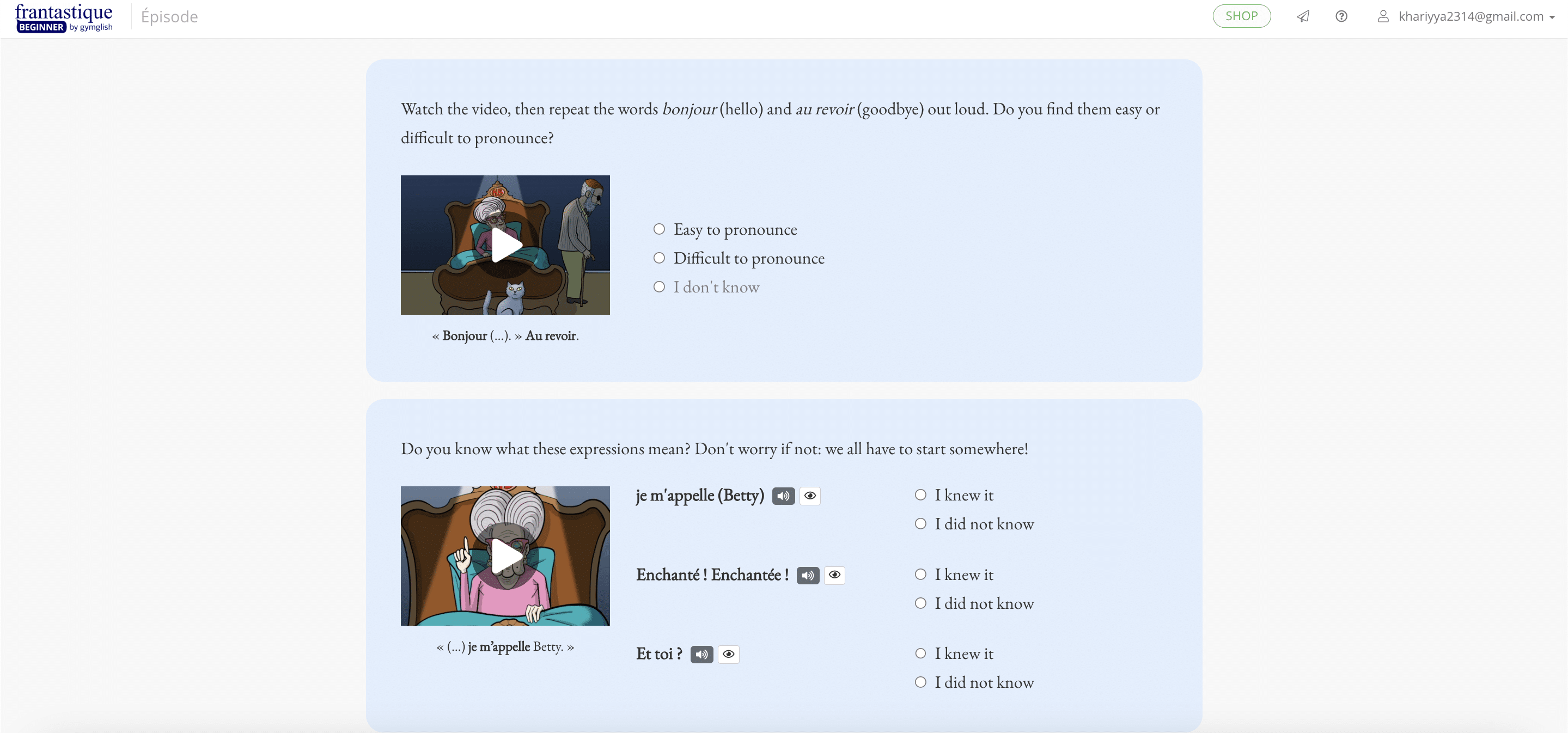 frantastique quiz questions screenshot