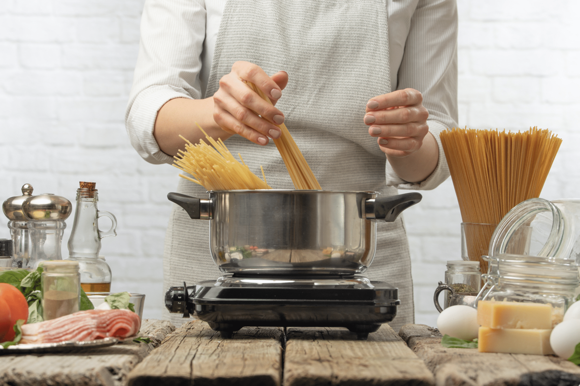 cooking pasta