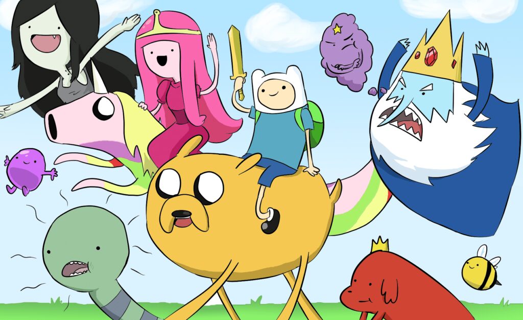 screenshot of the show adventure time