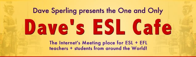 Dave's ESL Cafe logo