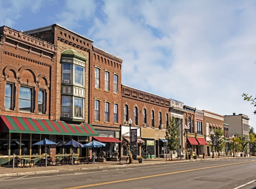 shops on the street