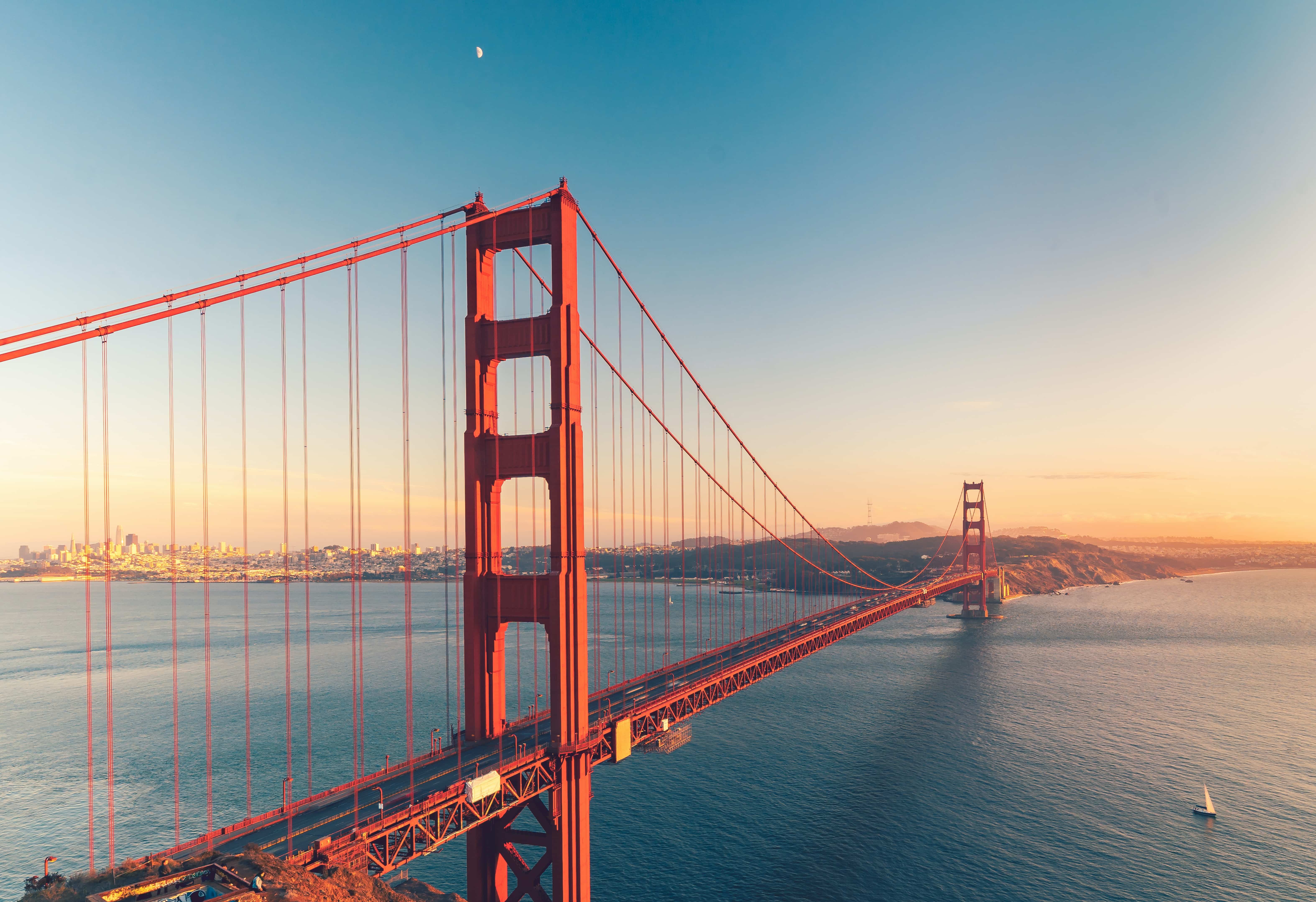 The Golden Gate Bridge in San Francisco, California