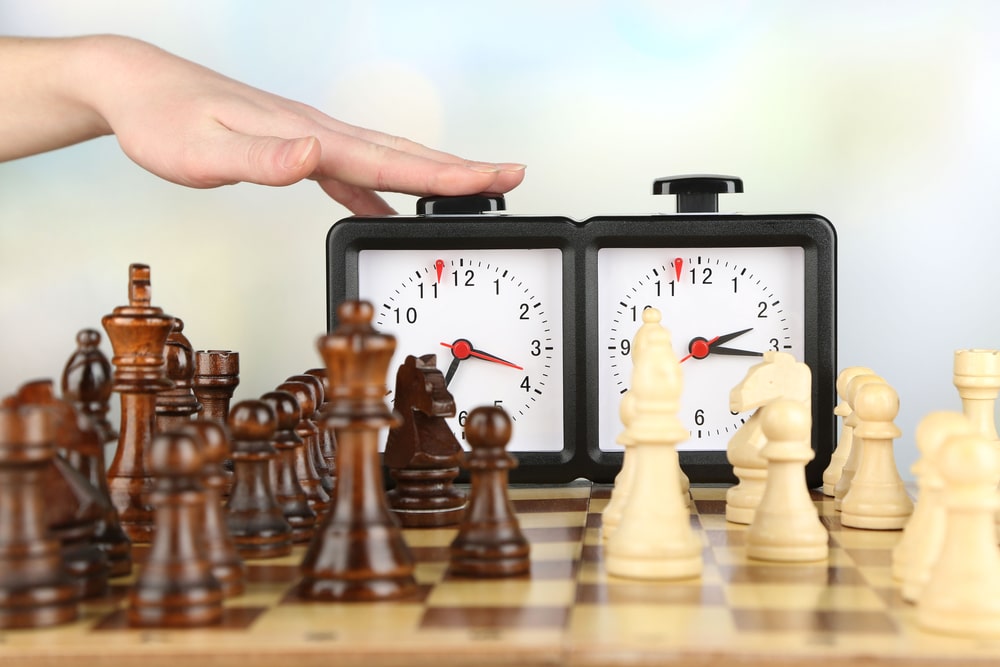 two people playing chess in germany