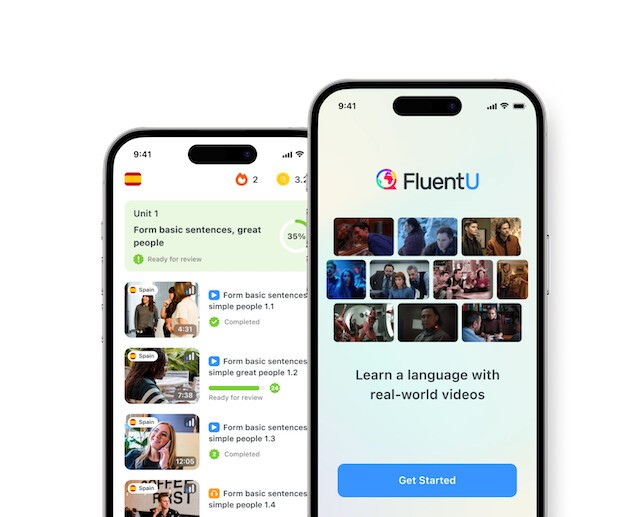 Learn a new language with FluentU wherever you go, whenever you want, online or offline